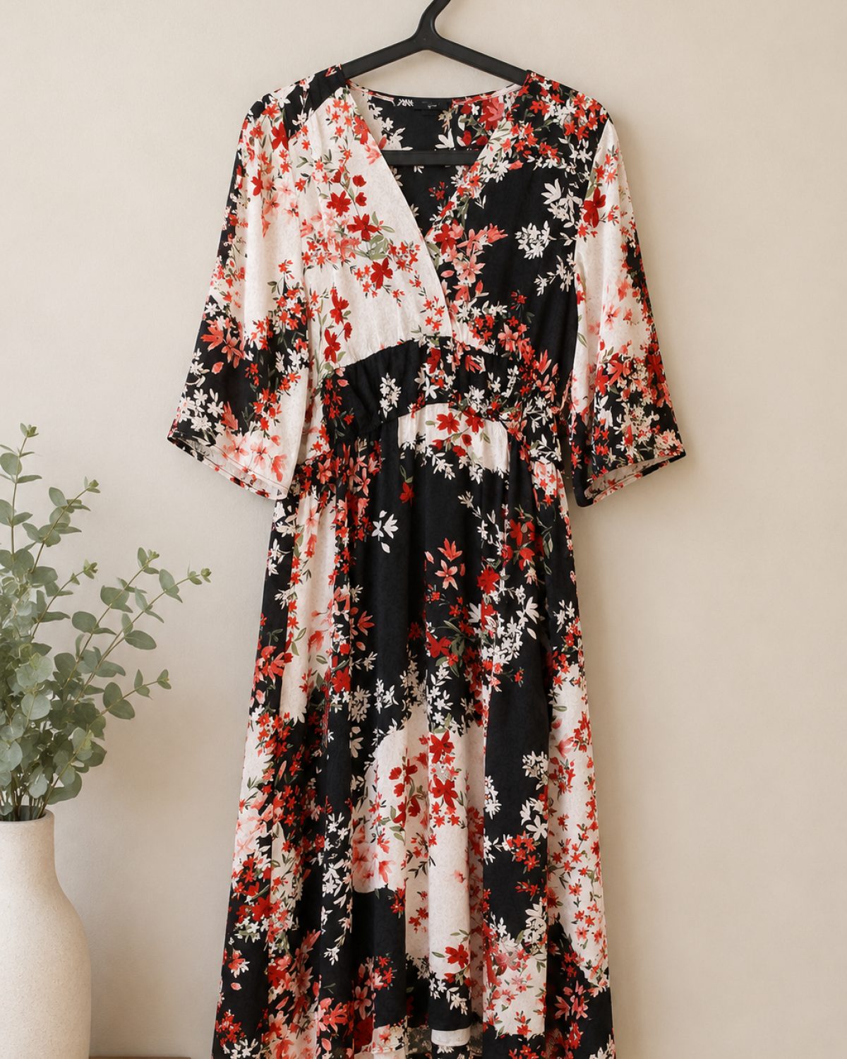 Vestido con flores
