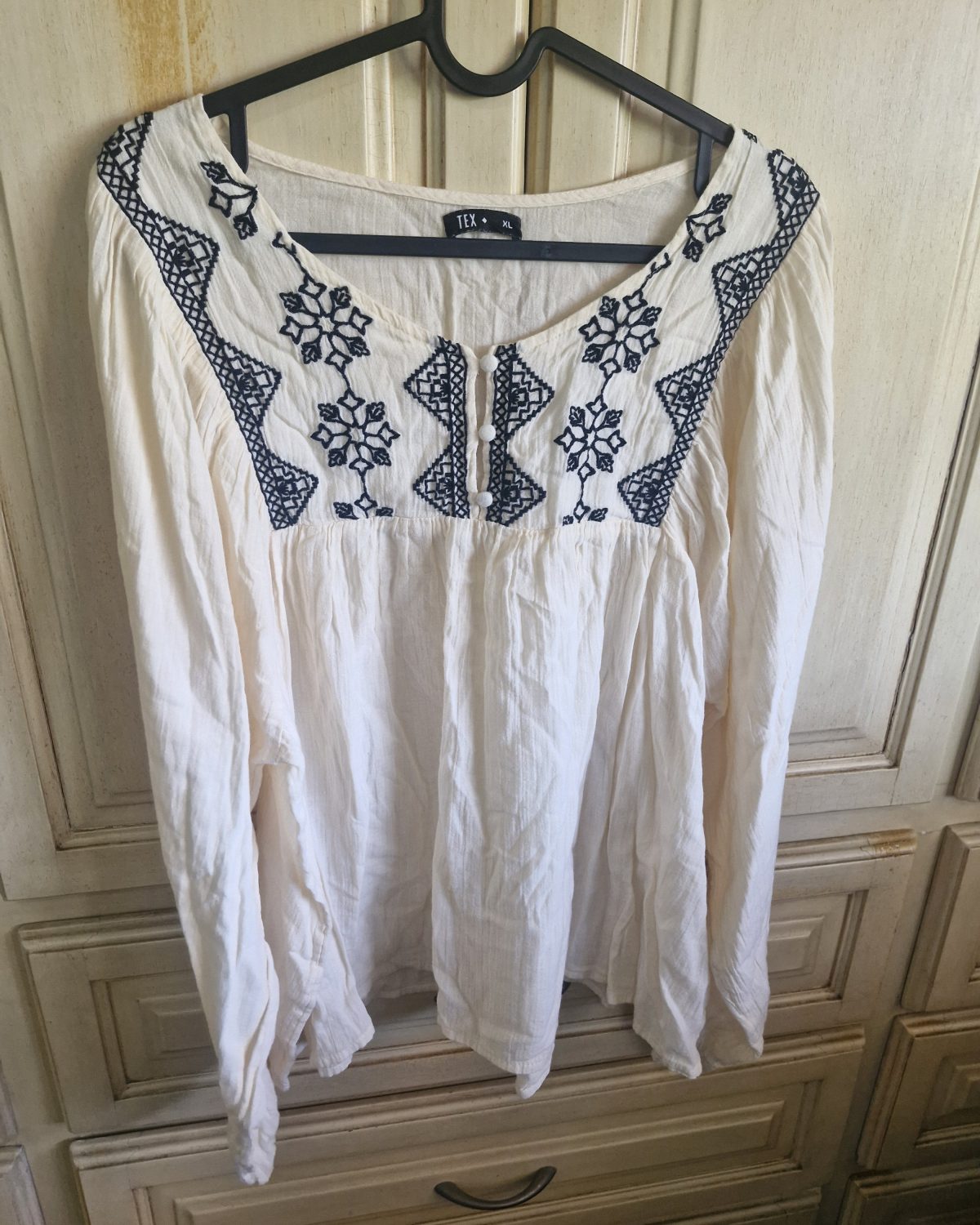 Blusa de algodón amarilla para mujer Amarillo en excelente estado