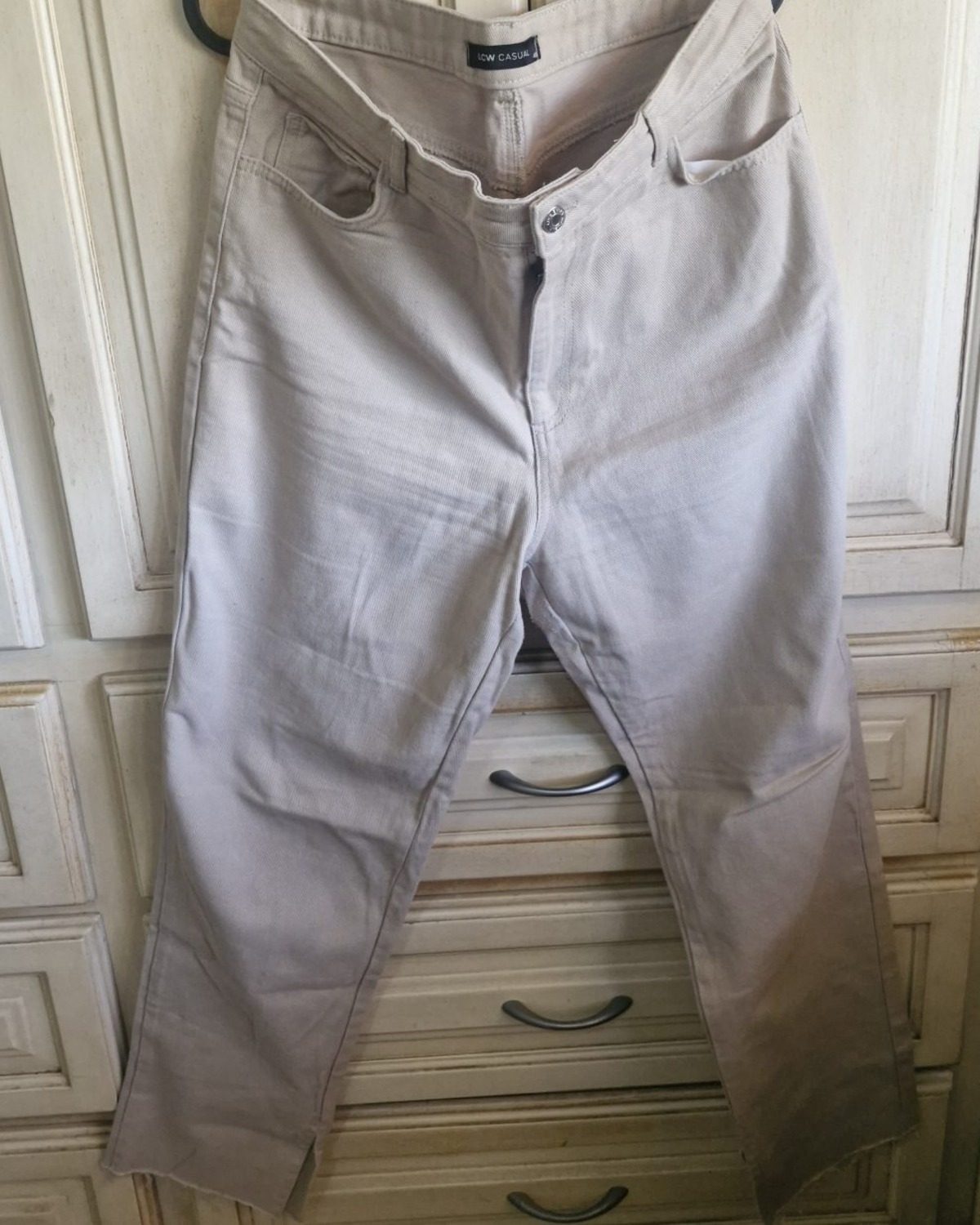 Jeans de mujer LWC Casual en excelente estado, color blanco
