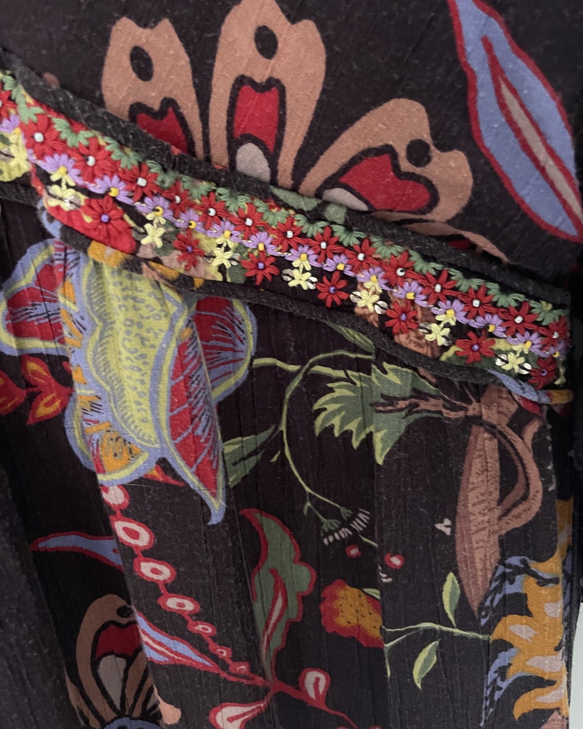 Estilo etnico floral