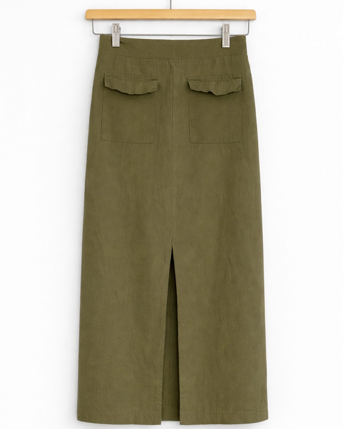 Falda verde oliva